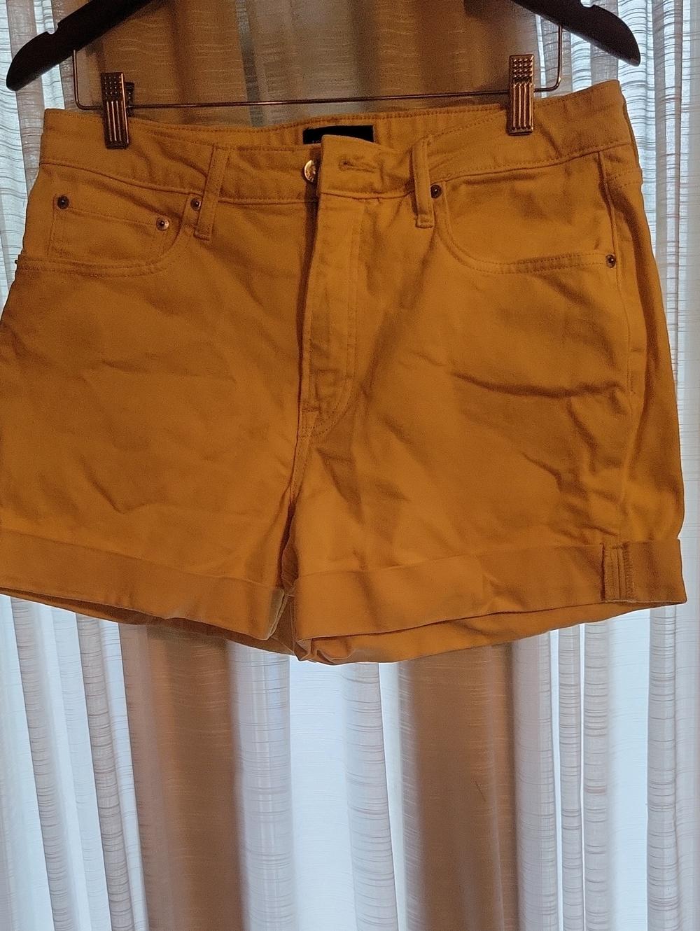 Light Yellow Jeans Shorts Never Worn